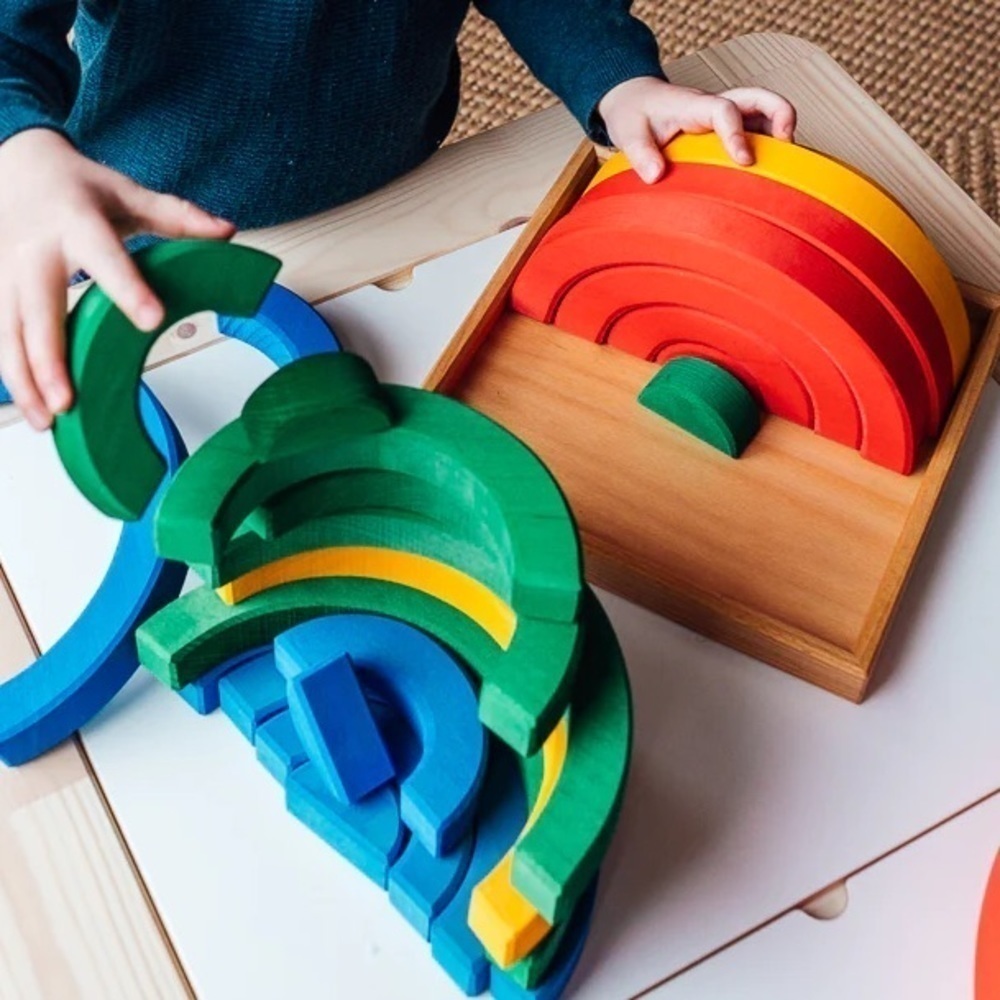 New Bauspiel Coloured Arches 32 pcs​​​